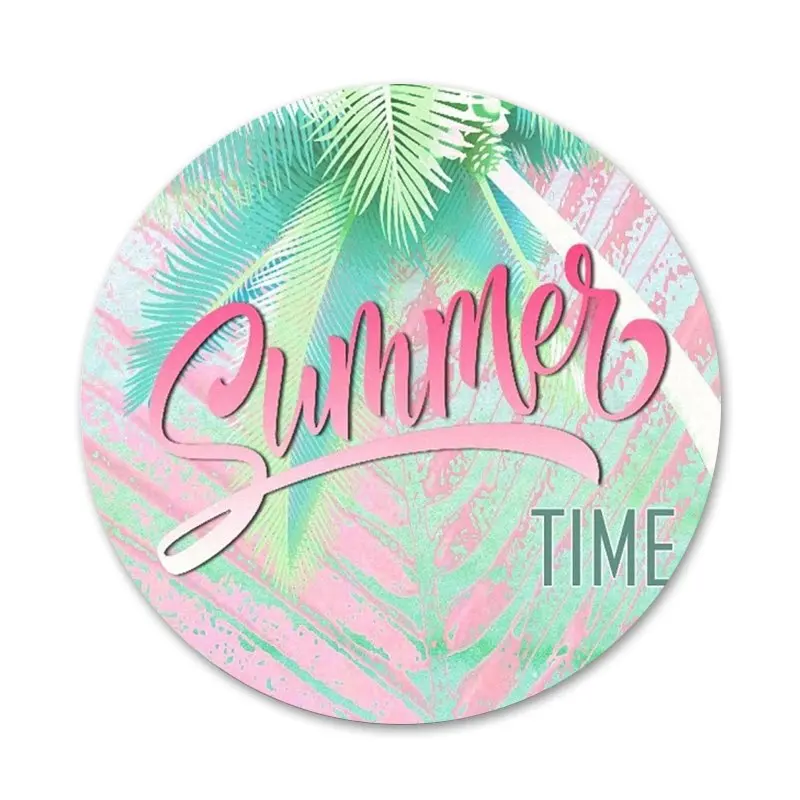 58 мм крутые летние значки значок Металлические Значки для фотографий|Значки| |