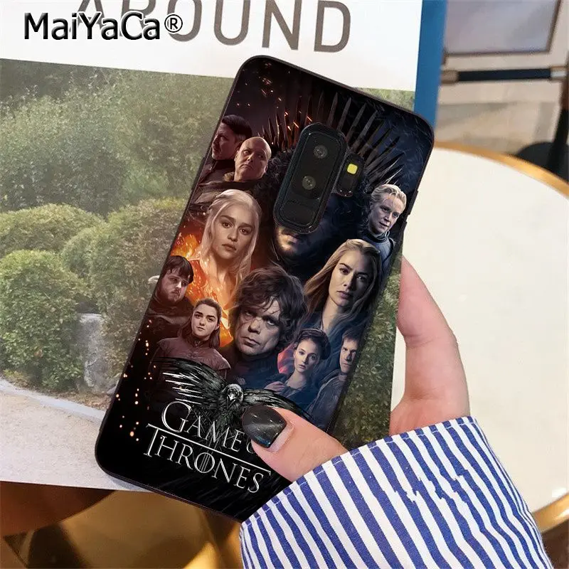 MaiYaCa Game of Thrones Jon Snow dragon TPU Soft Phone Case for Samsung S9 plus S5 S6 S6edge S6plus S7 S7edge S8 S8plus Cover | Мобильные