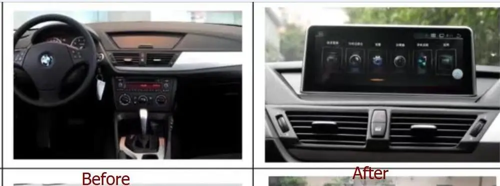 1920*720 64 гром 10 25 &quotAndroid автомобильный монитор для BMW X1 E84 2009-2015 стерео радио Видео