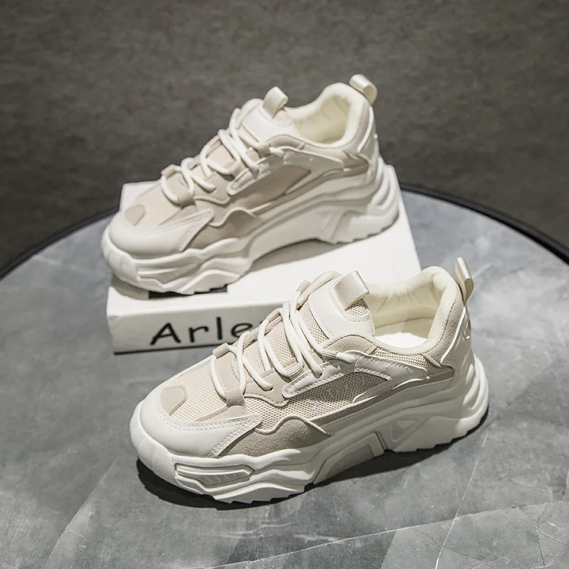 Новинка Весна 2021 женские красные спортивные туфли в Корейском стиле женская