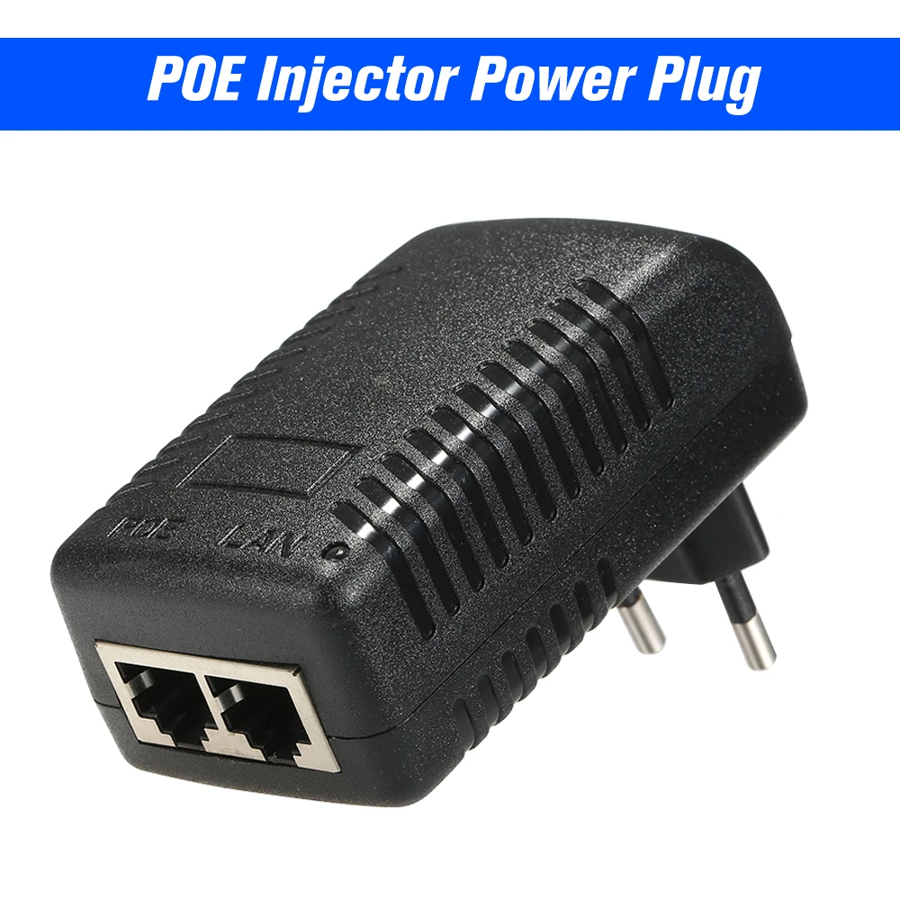 POE инжектор адаптер совместимый с IEEE802.3af для IP-камеры телефона беспроводная точка