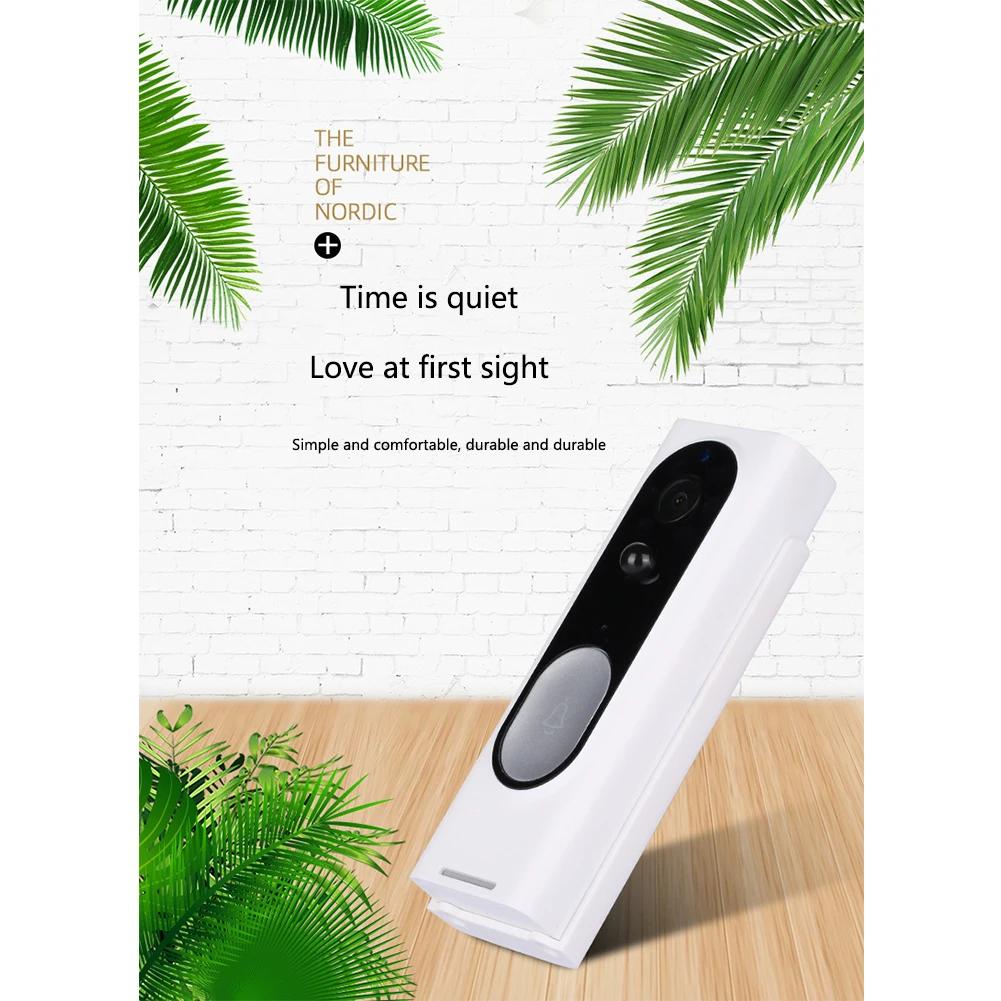 M13 Security Remote Monitoring Alarm Smart Anti-theft Visible Easy Install ABS Wireless Doorbell Video WIFI Two-way Intercom |