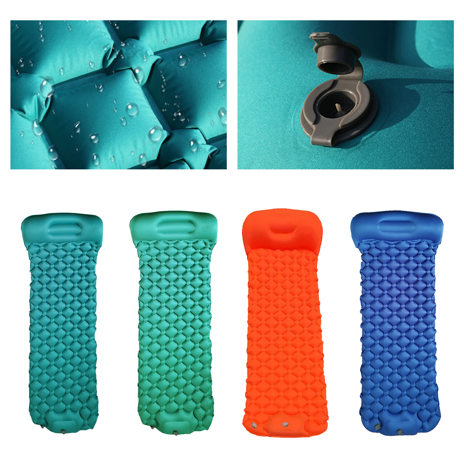 

Надувной матрас для сна, матрас для кемпинга, палатки, подушка, коврик для сна, Воздушная кровать для открытого воздуха, для пешего туризма, п...