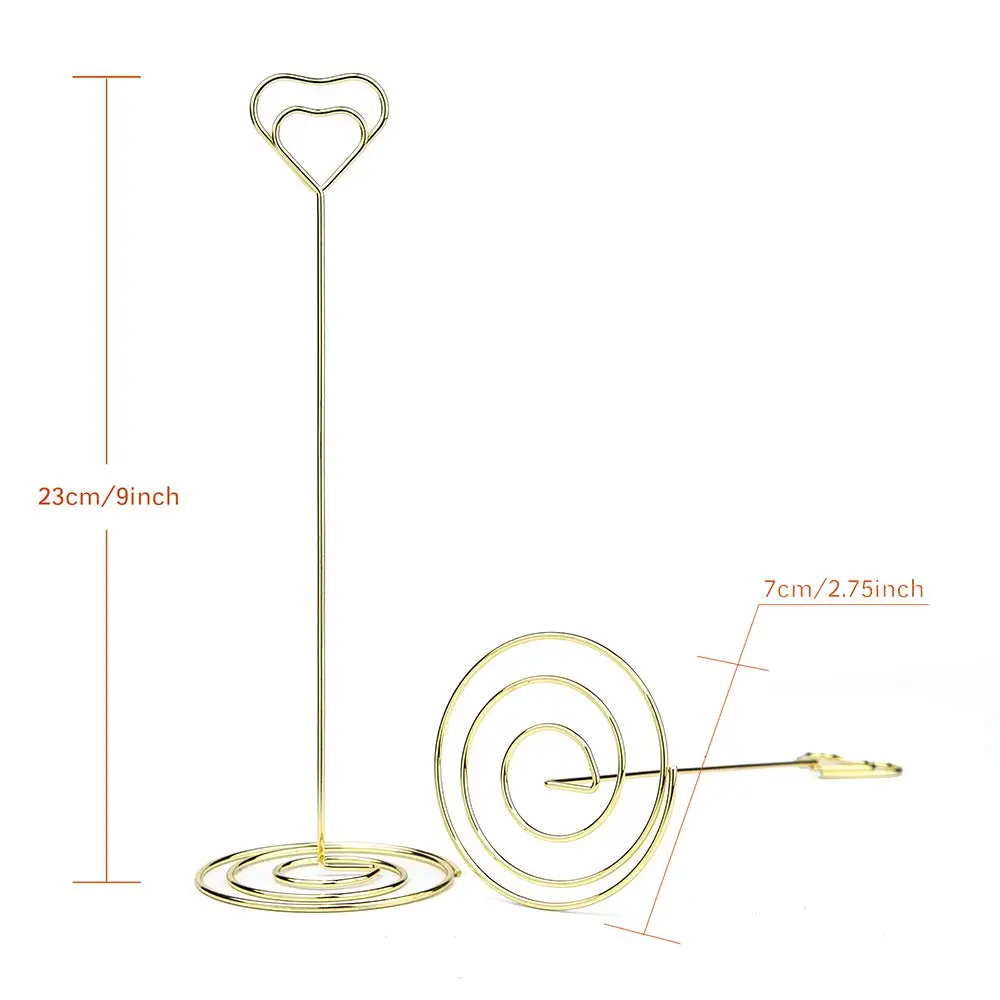10 шт. место стола держатель для карт настольные подставки под номера в форме