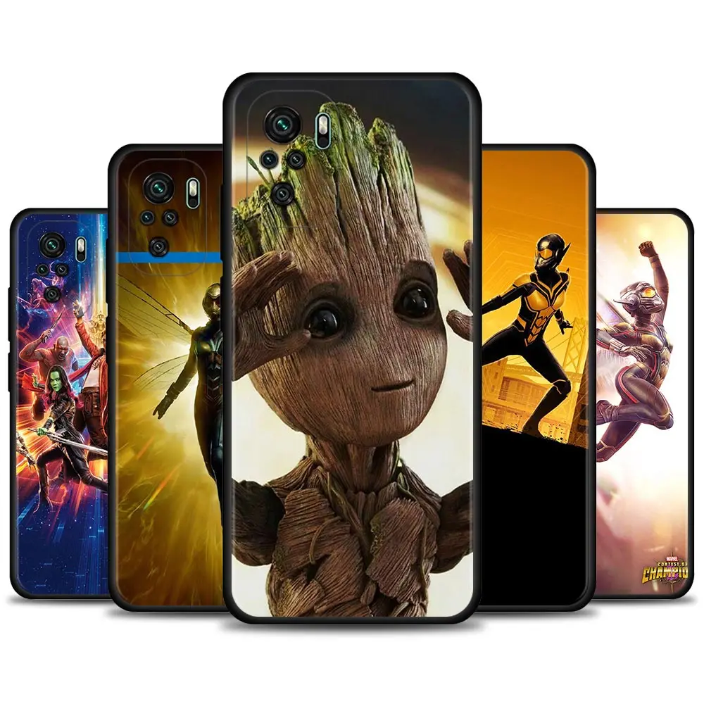 Чехлы для телефонов Wasp с комиксами Marvel Xiaomi Redmi Note 9 8 10 Pro 9T 9S 8T 7 10pro Max чехол redmi 9A 8A 9C 7A