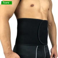 tcare waist trimmer belt neoprene abdominal trainer back support weight loss sweat enhancer adjustable belt slimmer body shaper