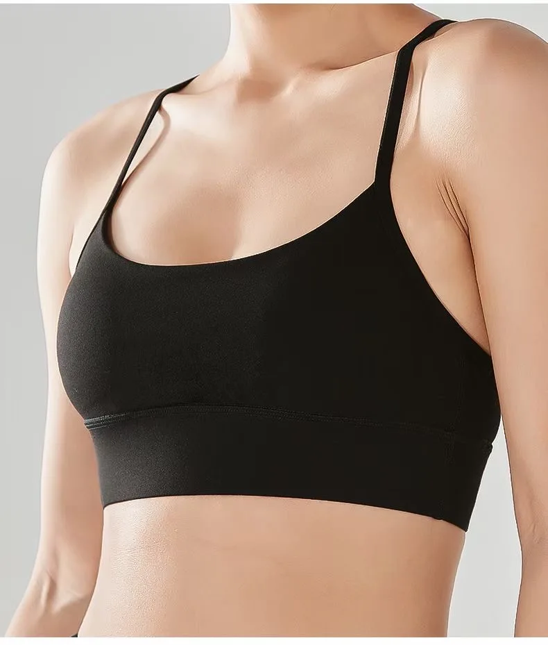 

Женский тонкий однотонный бюстгальтер для занятий йогой, бегом, фитнесом