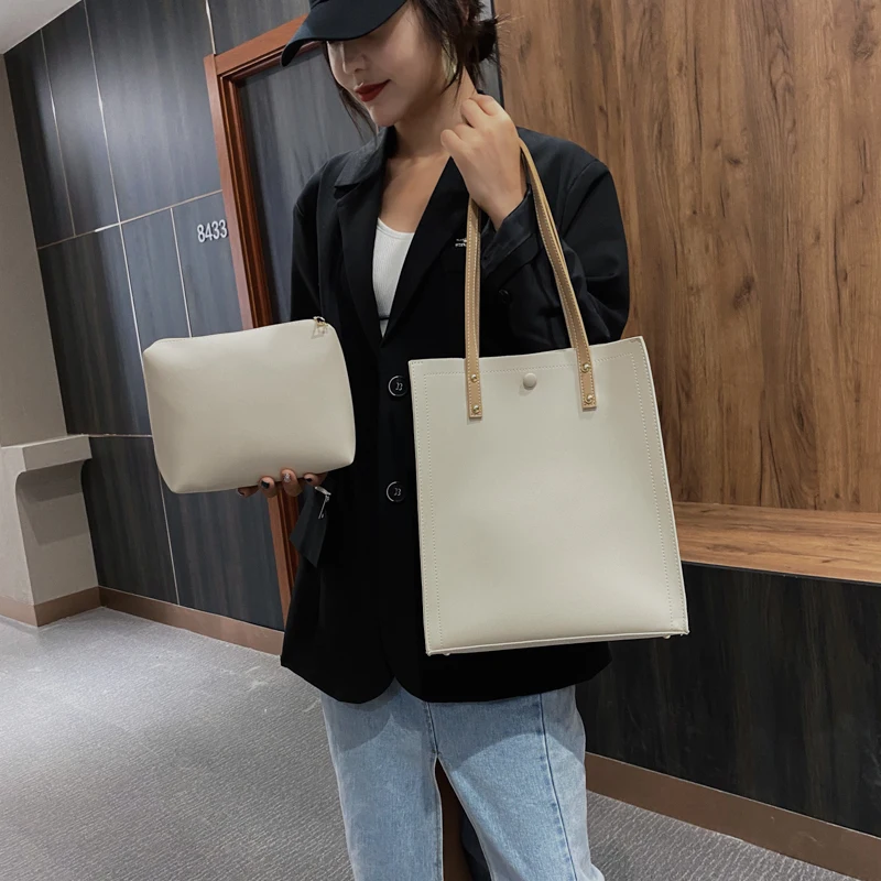 

Fashion Shoulder Bag Women Designer Handbag Large Capacity Tote Simple Luxury Torebka Damska Sac Bandouliere Femme Composite Big