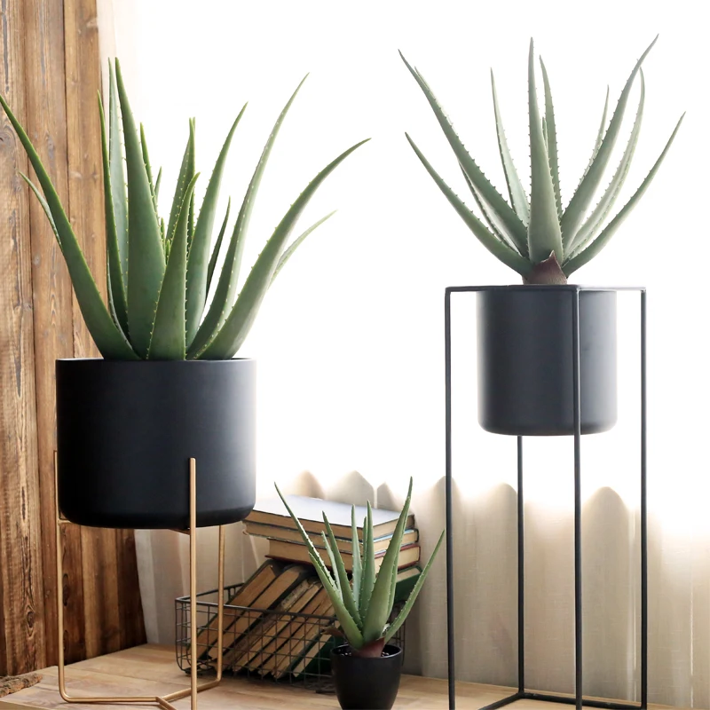 

Home Decor Potted Landscape Simulated Aloe Potted Succulent Plants Christmas Wedding Decoration Tabletop Ornaments Nordic Gifts
