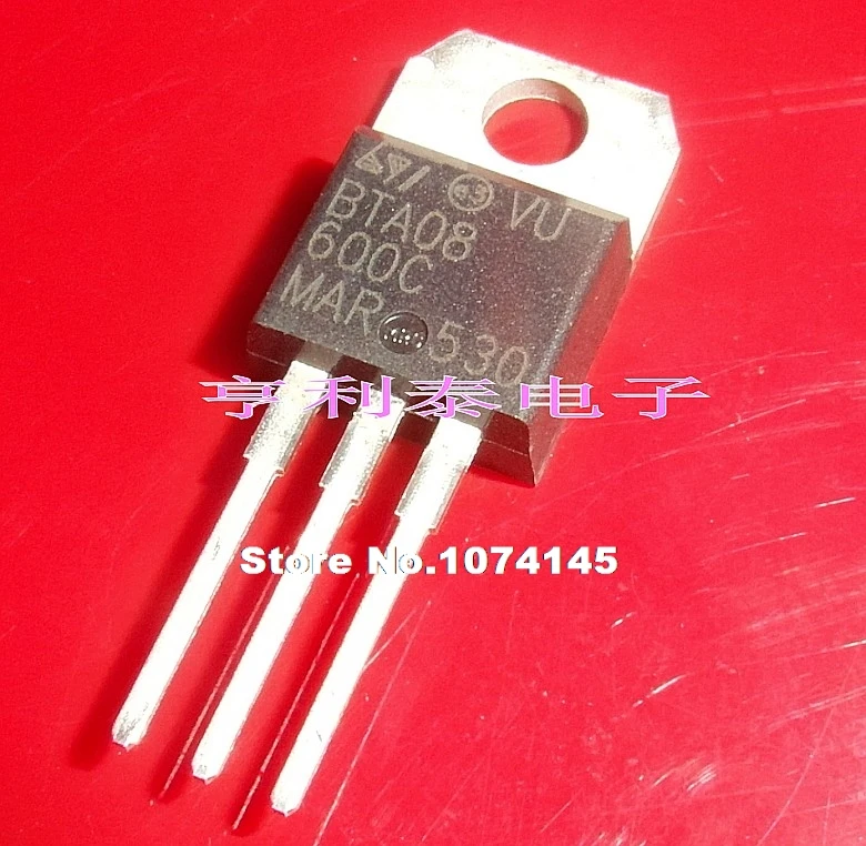 

10 шт./лот BTA08-600C 8A 600V