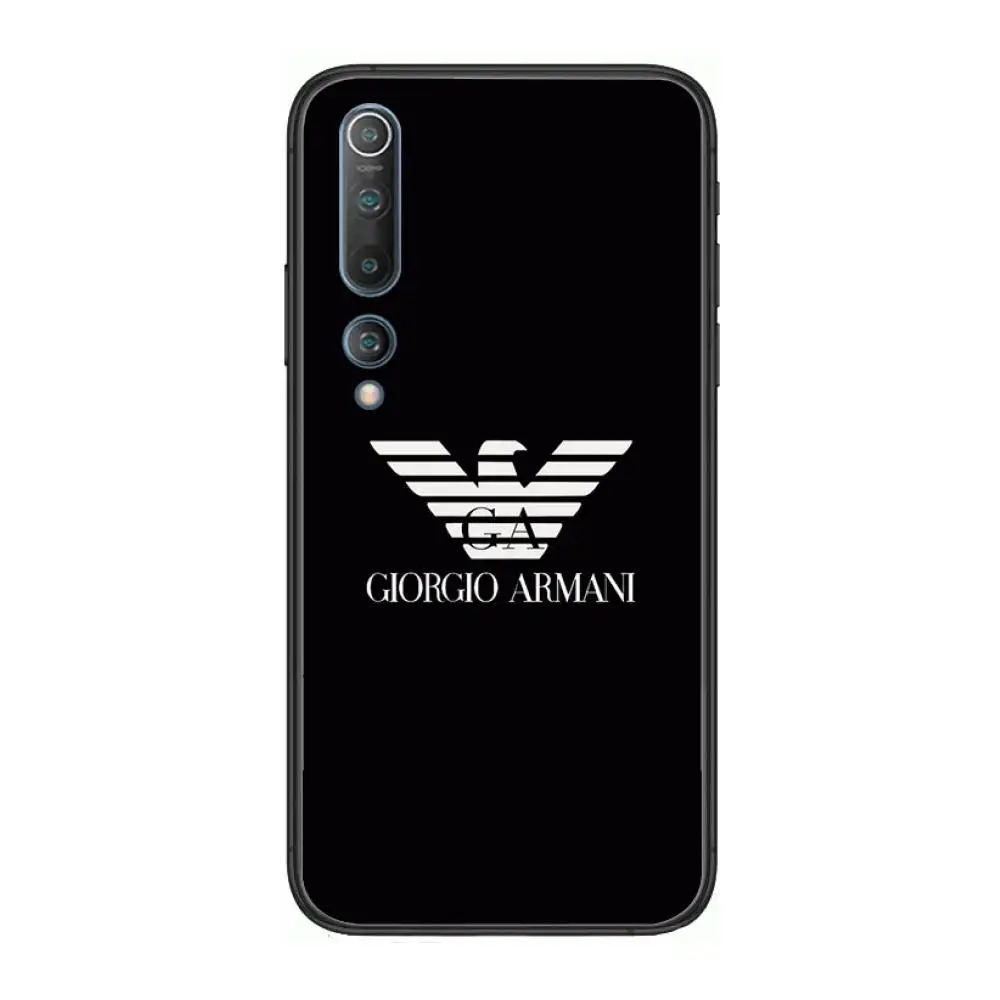 

Italian luxury brand Phone Case For xiaomi mi11 5g 10 liti Ultra 9Pro SE 3 8 Note Anime Black Cover Silicone Back Pretty tpu
