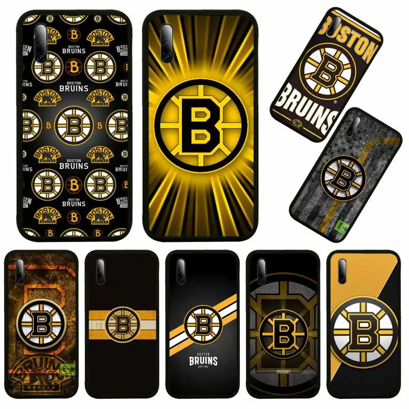 

Boston Hockey Team Bruins Phone Case For Huawei Honor View V 5 7 8 9 10 20 30 X S Play Lite Pro Cover