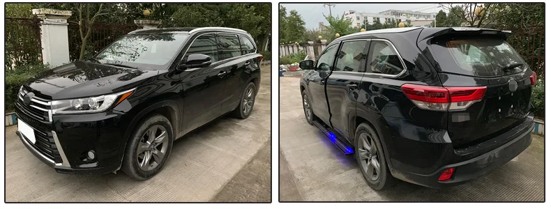 Горячая сторона шаг бег доска nerf бар для TOYOTA HIGHLANDER IATF16949 Качество Поставщик, SUV speciali