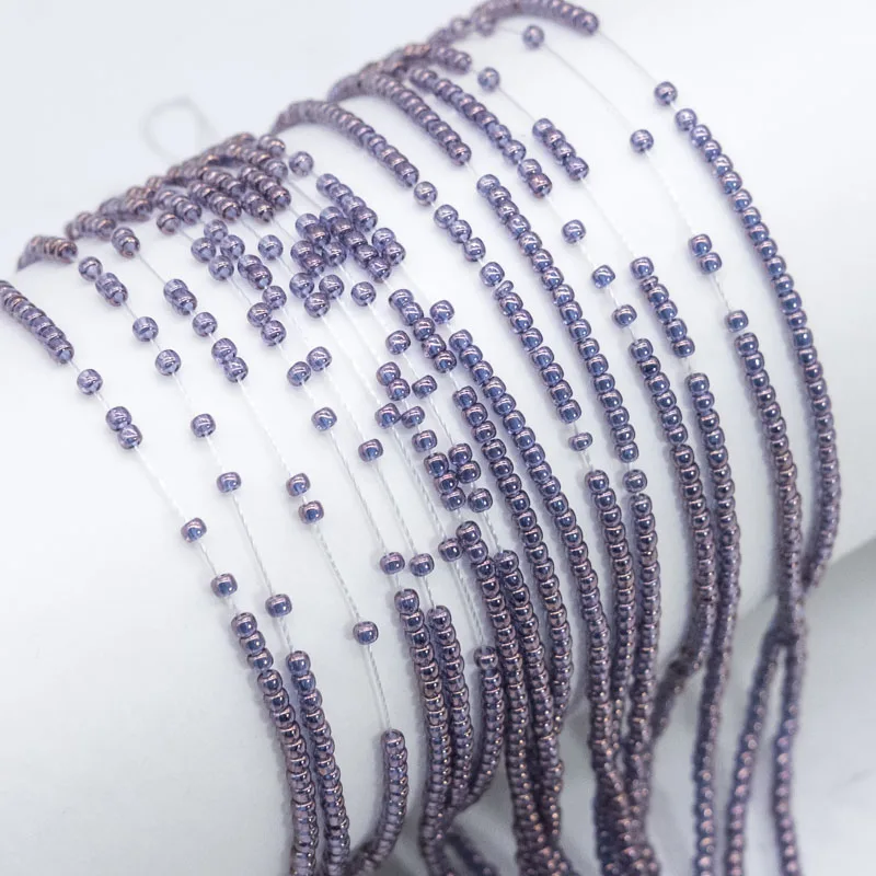 Материал для французской вышивки импортные рисовые бусины Япония Toho винтажная