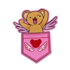 Cardcaptor, патч для вышивки Сакура, милый аксессуар для фанатов японского аниме