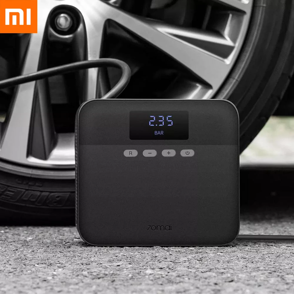 

Xiaomi Portable Digital Air Pump Tire Inflator Tire Pressure Detection Car Tyre Pump Air Compressor for Car Motorcycles Bicycles