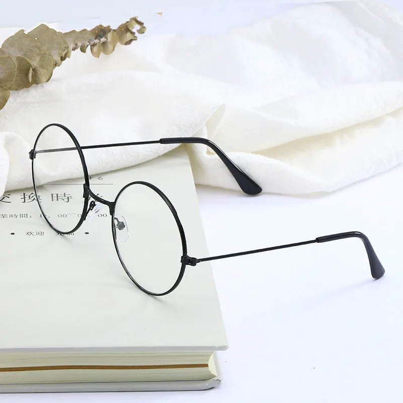 Новые очки в Корейском стиле плоские зеркальные без градуса модные ретро