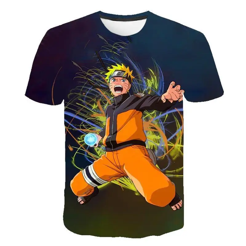 

2021 new anime 3D printing T-shirt men and women fashion street clothing Hip Hop 3D printing men and women T shirt clothing