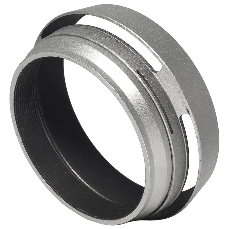 Кольцо-адаптер для фильтра + Алюминий металлическая бленда объектива ЖК-дисплея