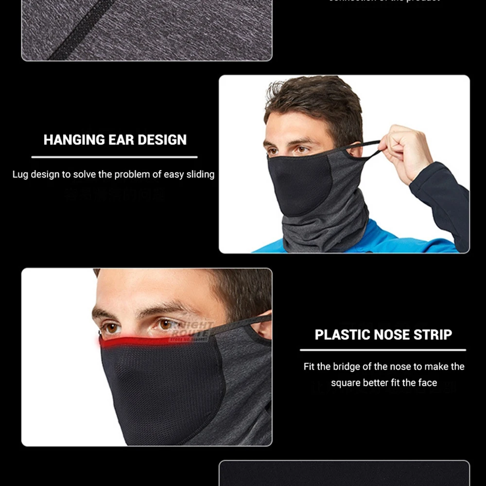 Motorcycle Mask Fleece Thermal Balaclava Windproof Keep Warm Moto Riding Motorbike Biker Face Hat Winter | Автомобили и мотоциклы