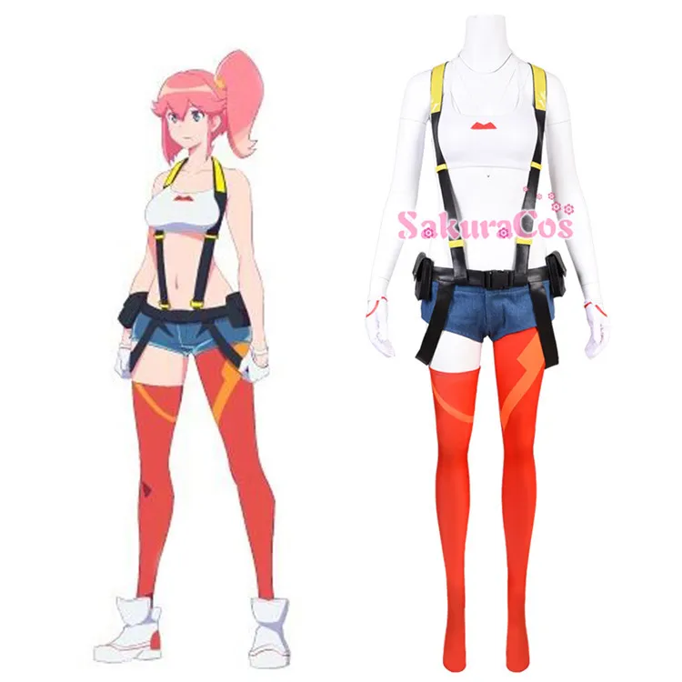 Костюм для косплея PROMARE AINA ARDEBIT наряд комбинезон брюки костюмы Хэллоуина взрослых