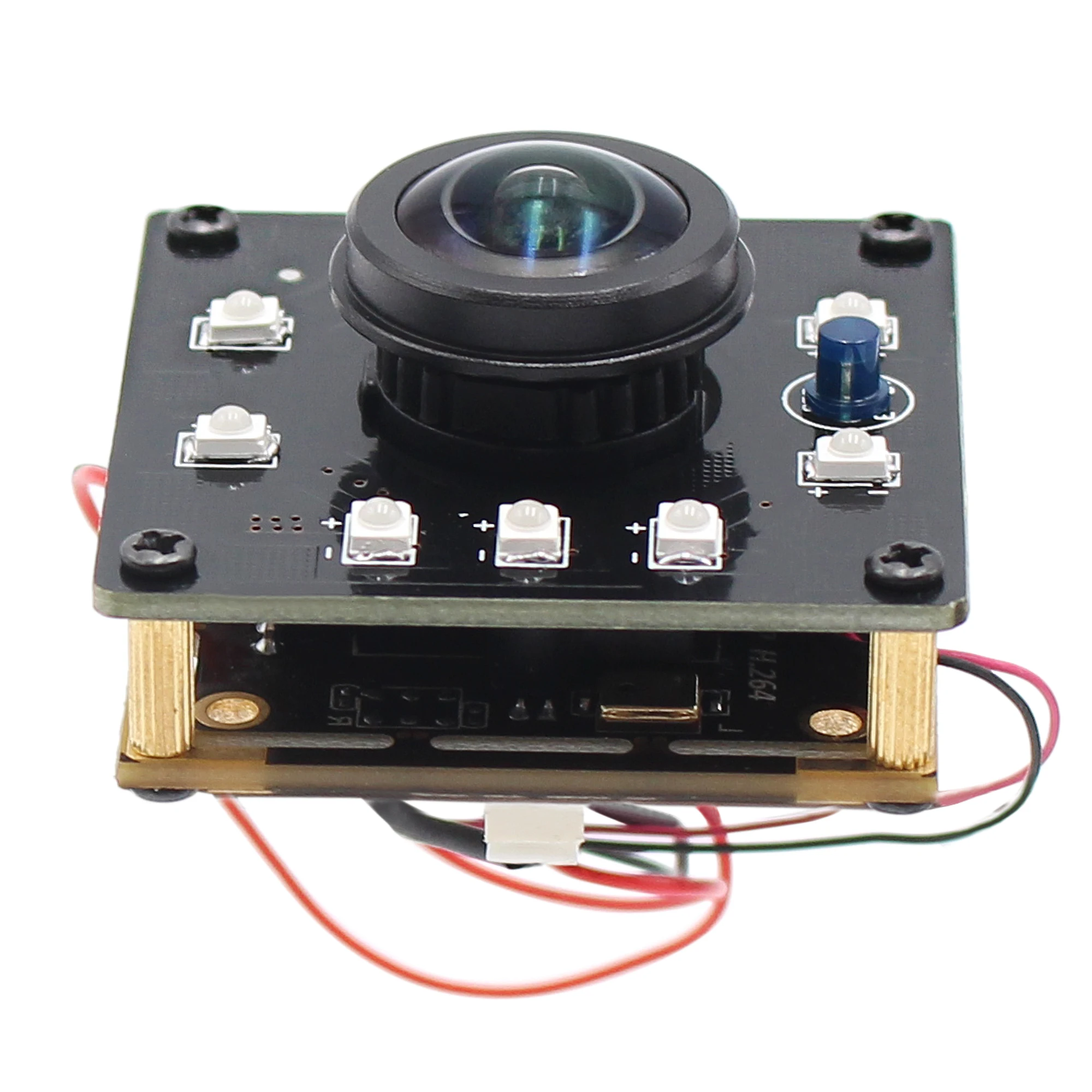 

640*480P VGA 1/4 CMOS Sensor OV7725 IR CUT Infrared Night Vision USB Camera Module With Wide Angle Fisheye lens