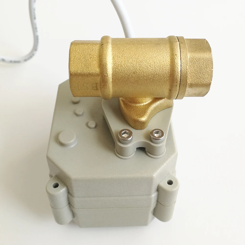 Электрический латунный шаровой клапан DN25 BSP/NPT 1 '' постоянный ток/3/7 проводов
