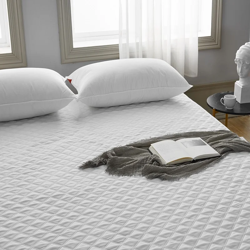 Сплошной цвет водонепроницаемый Натяжной лист дышащий матрас покрытие