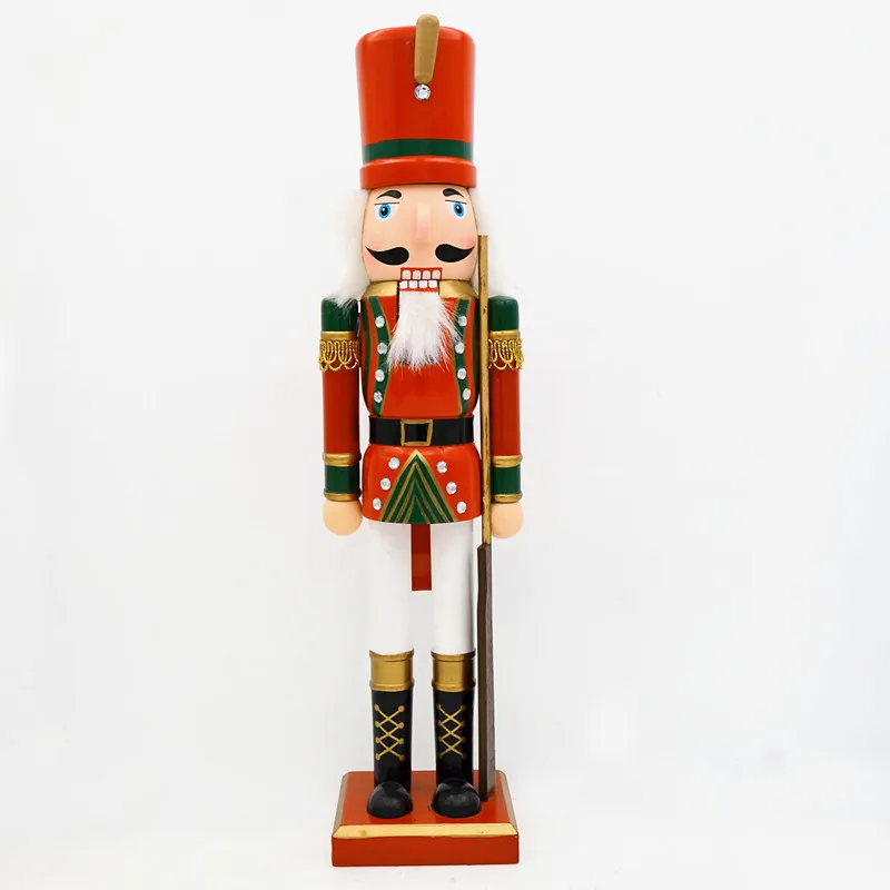 41 см красивые деревянные Щелкунчики на Рождество домашние украшения деревянный