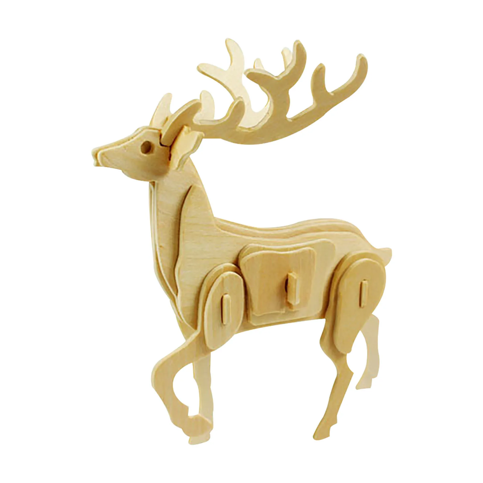 Детский трехмерный деревянный пазл 3D модель детские развивающие игрушки сделай