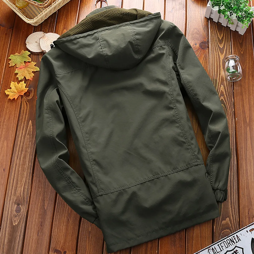 Мужская ветрозащитная водонепроницаемая куртка модная уличная спортивная