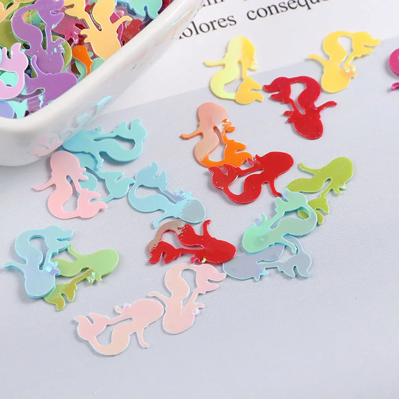 10 ярких свободных цветов в форме русалки женская одежда сумки Детские аксессуары