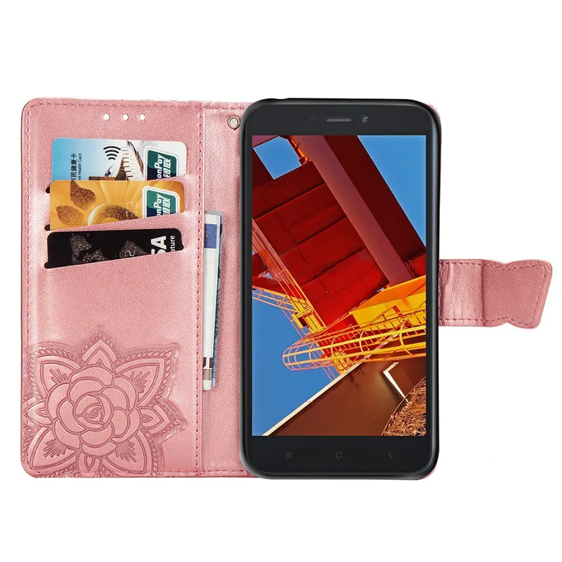 Чехол-бумажник для Xiaomi Redmi Go роскошный чехол с подставкой чехол-книжка телефона