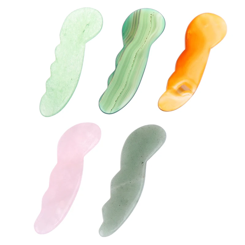 Нефритовая доска гуаша скребок из натурального камня инструменты для лечения