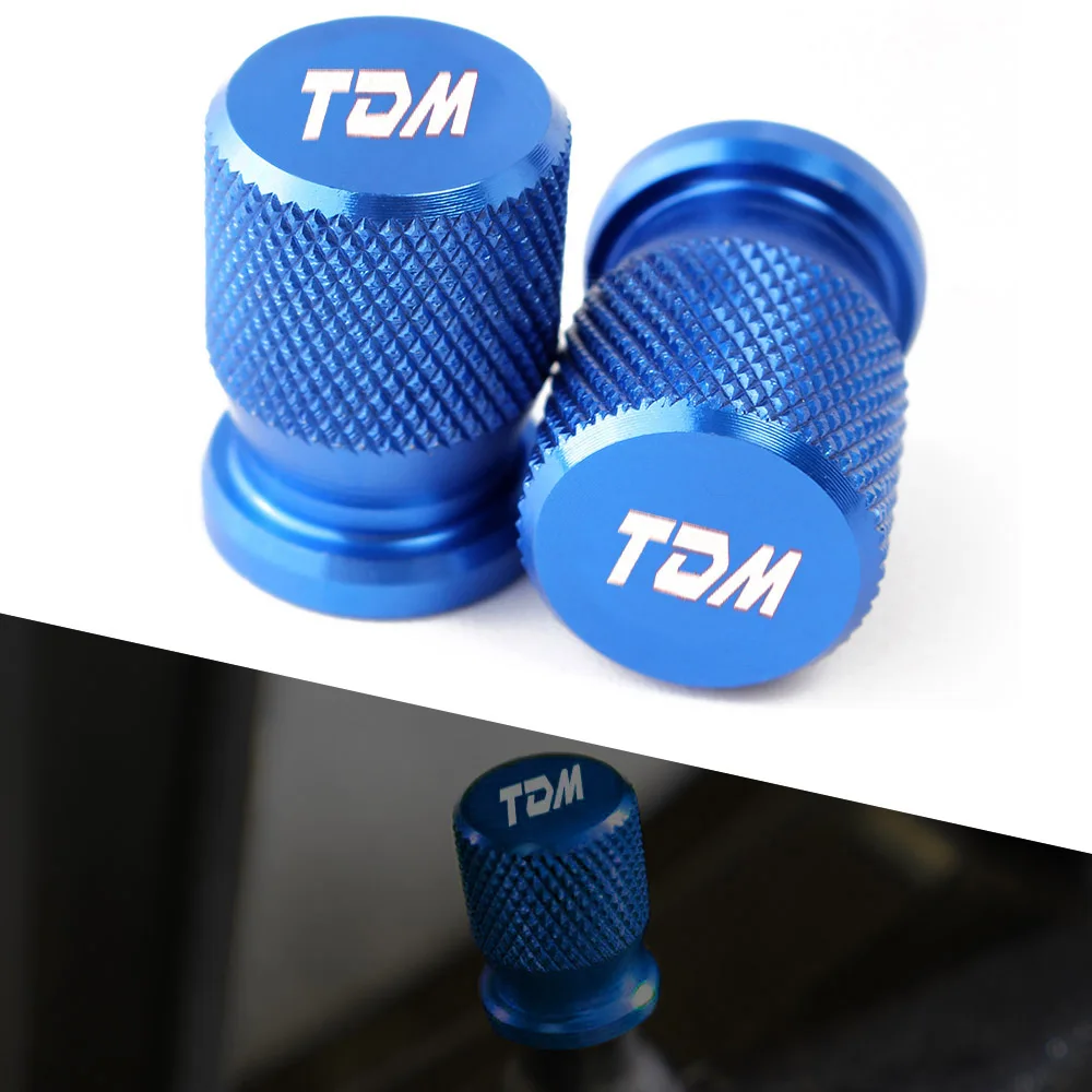 

CNC Aluminum Tyre Valve Air Port Cover Cap Motorcycle Accessories For YAMAHA TDM850 900 850 All Years