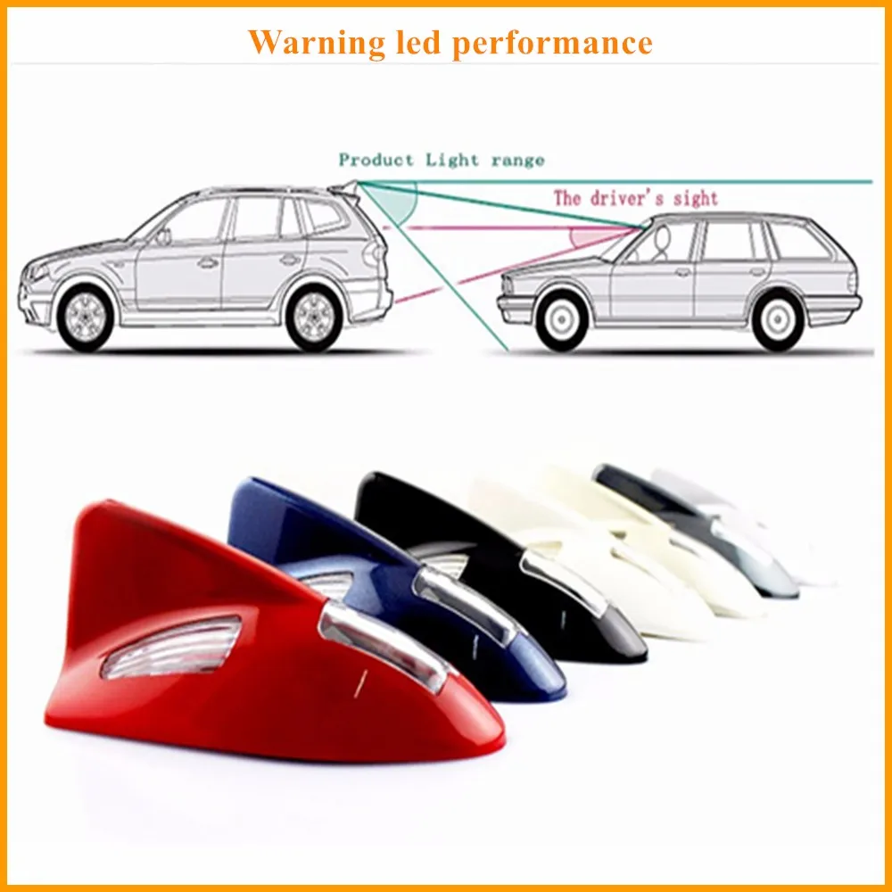 1 шт. Водонепроницаемый новый дизайн прочный солнечной энергии в виде акульего