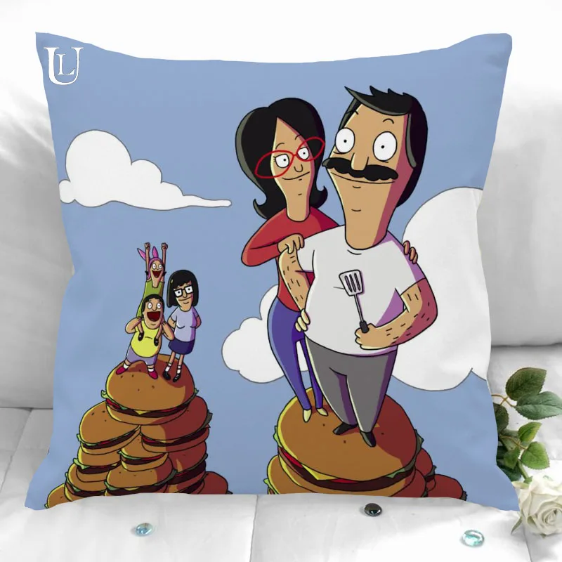 Наволочка New Bobs Burgers для свадебного декора подарок на выбор на чехол 35X35см 40X40см (с одной стороны)