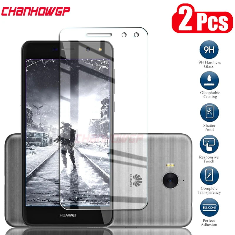 Закаленное стекло для Huawei Y5 2 шт. защита экрана 2017 Y6 MYA L22 L23 L02 L03 Y3 2018 U00|Защитные