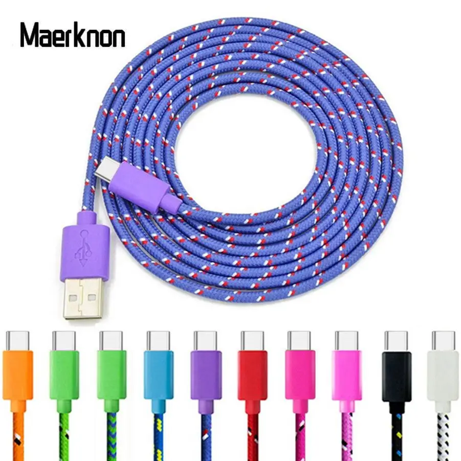 USB Type C Fast Charging usb c Cable Type-c data Cord Phone 