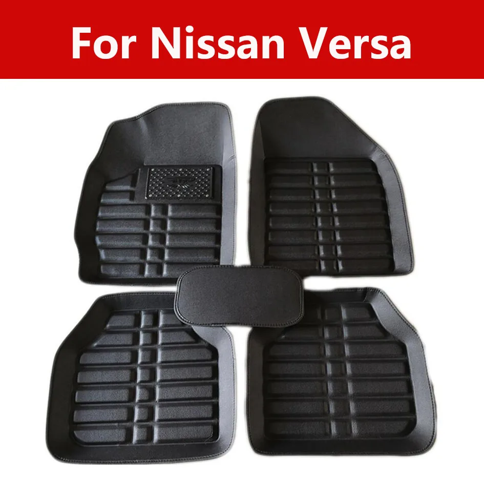 Автомобильные коврики для ног автомобильные Nissan Versa пола водонепроницаемые
