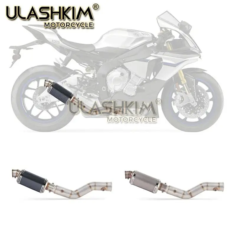 Выхлопной глушитель мотоцикла выхлопная труба среднего звена для yamaha YZF1000 YZF R1 2009