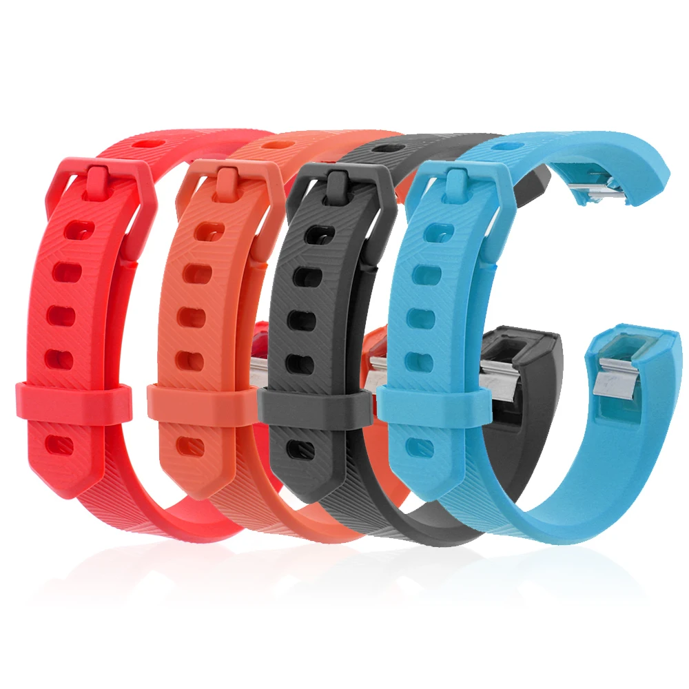 Высококачественный мягкий силиконовый безопасный регулируемый ремешок для Fitbit