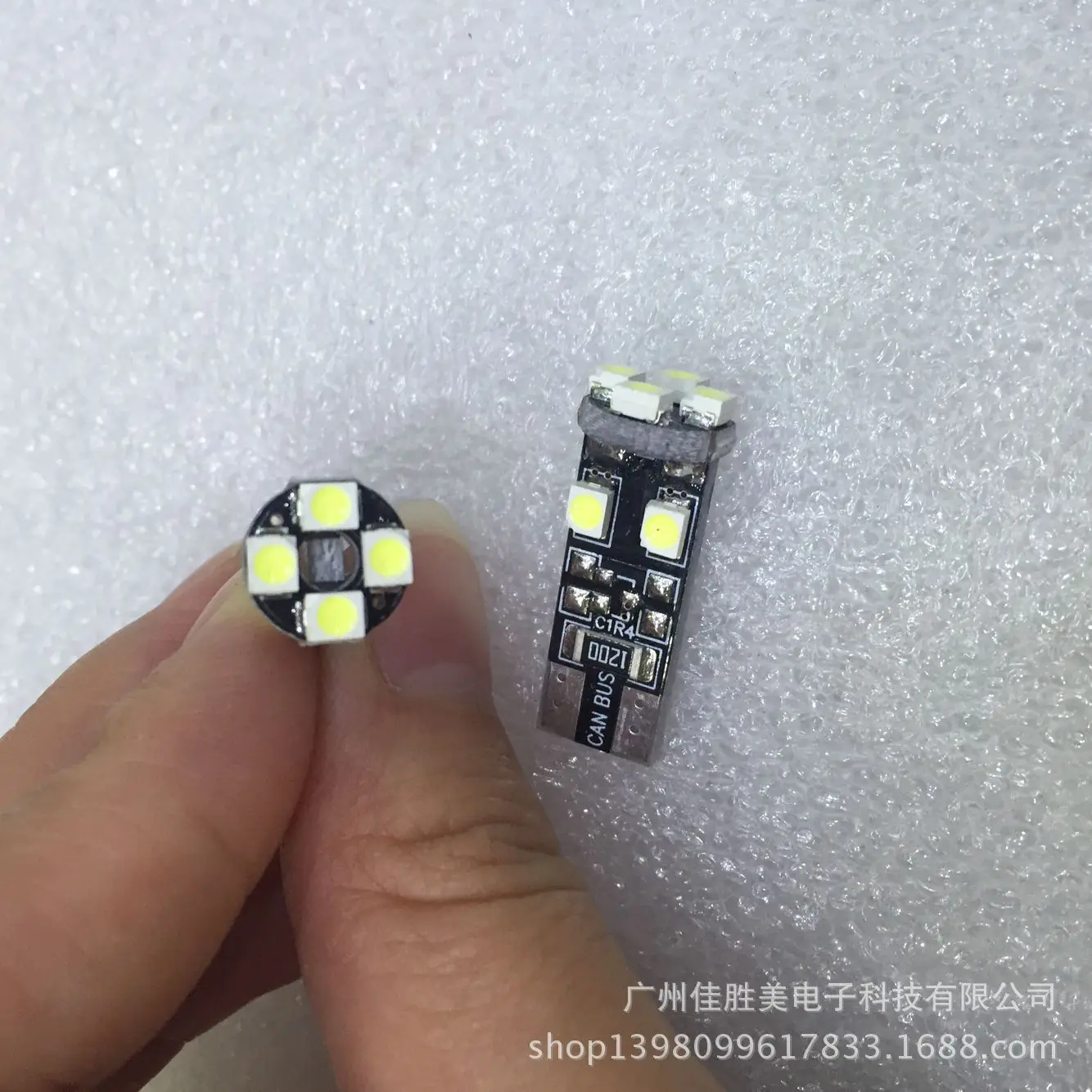 

Automotive LED T10-8smd-1210 3528 with Decoded Side Lamp License Plate Lamp / Instrument Lamp Clearance Sale Items