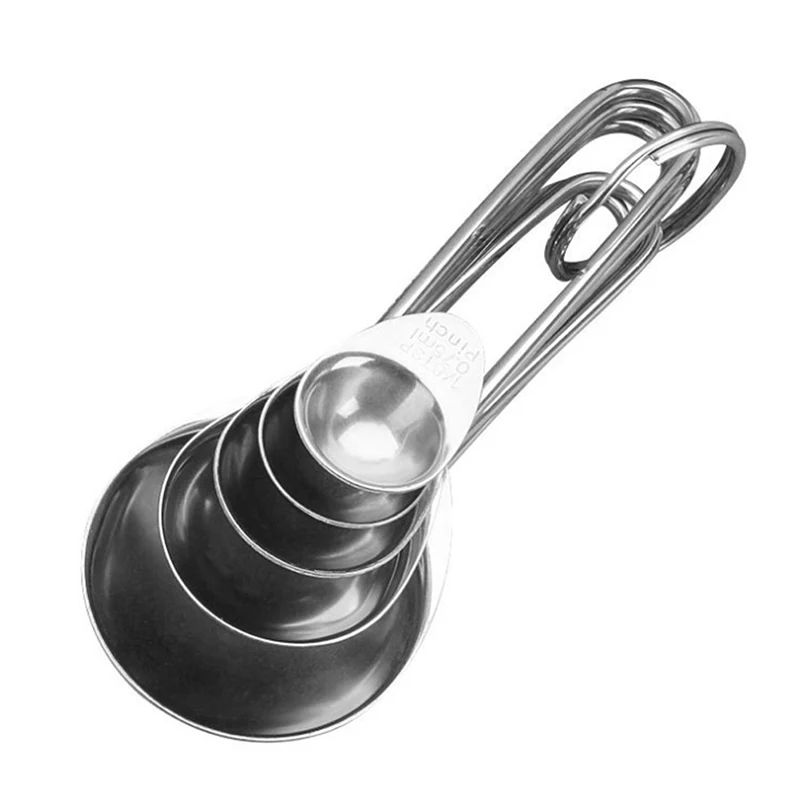 

5PCS/11PCS Stainless Steel Measuring Baking Spoons Cooking Cups Teaspoons Utensil Kitchen Gadget Measure Accessories