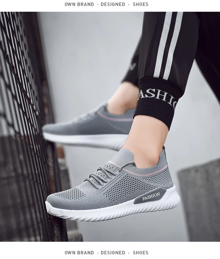 Женские кроссовки Flyknit; женская дышащая повседневная обувь для отдыха