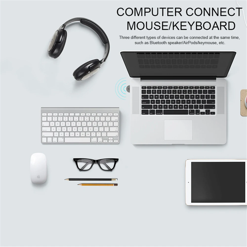 Kebidumei Bluetooth адаптер 4,0 USB ключ аудио Aux приемник передатчик для компьютера динамик аудио приемник