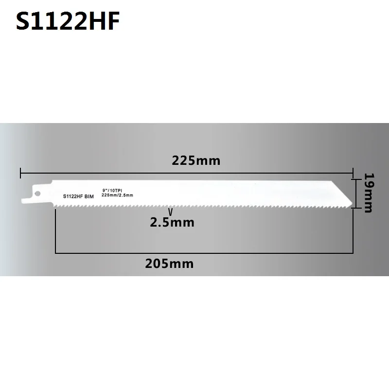 S1122HF XCAN 1 шт. 150/225 мм Высокоуглеродистая сталь лобзик S1122HF S922EF S644D возвратно-поступательный пильный диск для резки древесины - Цвет: S1122HF