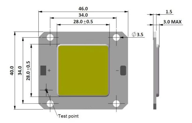 20 шт./лот COB Высокая мощность Полная 4640 70W светодиодныая лампа 10000LM теплый белый