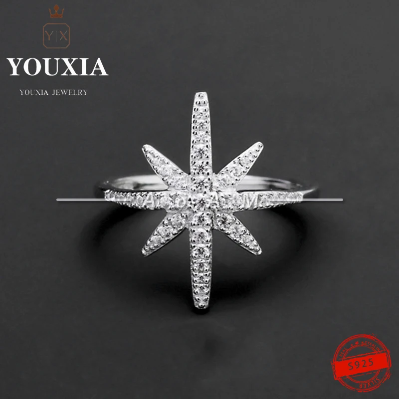 

1:1 S925 Sterling Silver Custom Multi-style Ring Ladies Silver Ring Couple Holiday Gift Personality Fashionable Shiny Jewelry
