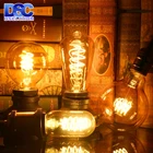 Винтажная Светодиодная лампа Эдисона E14 E27, 4 Вт, 2200 к, 220-240 В, C35, A60, T45, ST64, T185, T225, G80, G95, G125